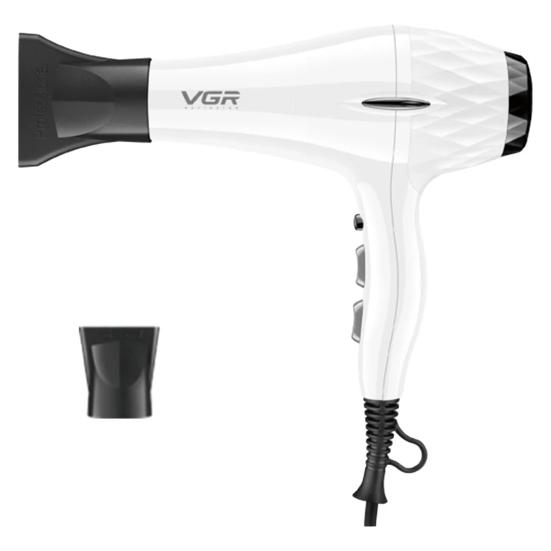 سشوار حرفه‌ای 2200 وات وی جی ار مدل V-413 موتور AC وزن 802 گرم